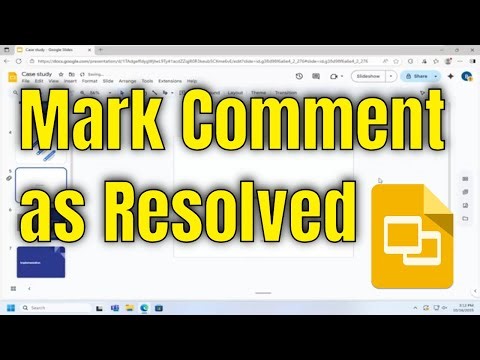 How To Mark Comment as Resolved on Google Slide Presentation [Guide]