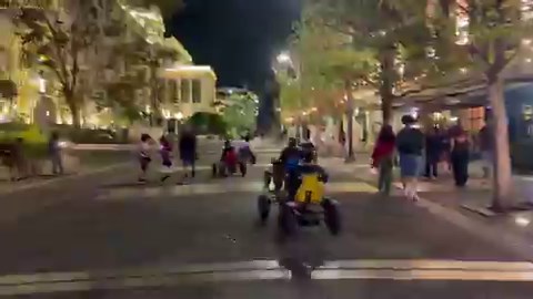 This is El Salvador at night.Fireworks, families walking around and kids playing.In Spain this is unthinkable of. Maybe locking up the criminals does work.