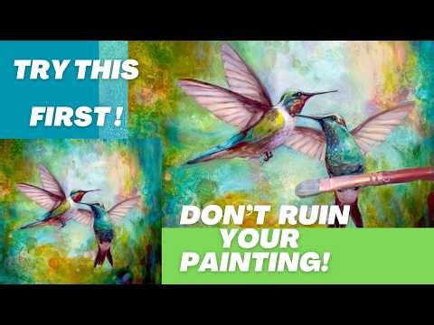 Fix Your Painting Without Ruining It! Plexiglass Trick For Artists