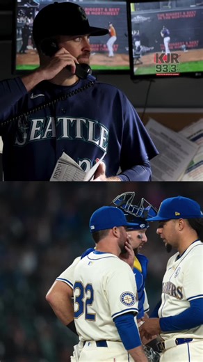 Trent Thornton’s appendix nearly exploded, while George Kirby and Logan Gilbert are “close” to returning. . Here’s Mariners pitching coach Pete Woodworth with the morning show. . Do you think the Mariners have a sustainable first place team with pitching healthy again? . Listen for more by searching “933 KJR” on the @iheartradio app or at the link in bio. #iheartradio #TridentsUp