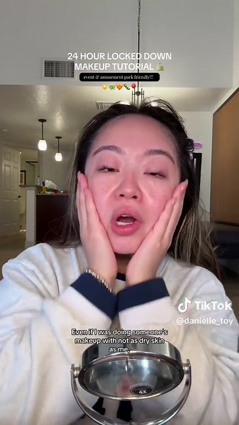 If I was going on survivor this is the makeup I would do bcuz it would last all 26 days probably (products linked in my bio!!) 🪞😇🫡 *sorry queenies reposted for quality!!* Also!!! One day I will post a makeup tutorial not SO long! It’s a personal pet peeve when people go too quick and it’s not actually ~helpful~ bcuz you can’t see what they’re doing but pls lmk if you prefer shorter tutorials?? Kk ily My amusement park/weddings/general long wear makeup routine 🎀🧸 HAIR: @Dyson USA airwrap (bi