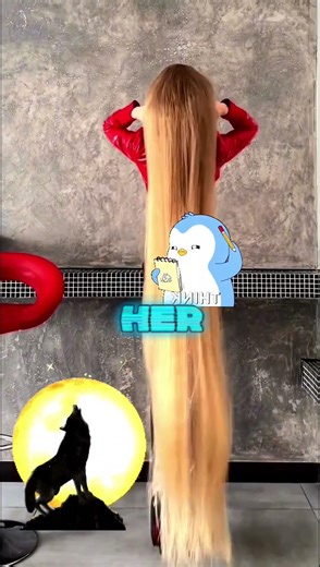 long-haired blonde woman