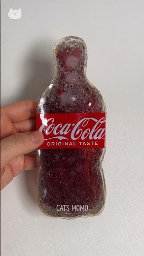 Coca Cola Squishy 🥤 Silicone with Mash Orbeez DIY -코카콜라 말랑이🥤만들기 #shorts