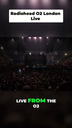 Radiohead Brought the O2 to Life #concert #radiohead #livemusic