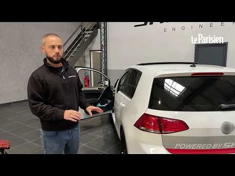 A speaker to modify the exhaust noise of diesel cars