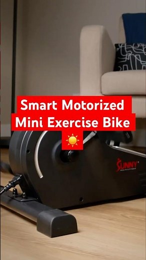 Smart Motorized Mini Exerciser Bike | Sunny Health & Fitness