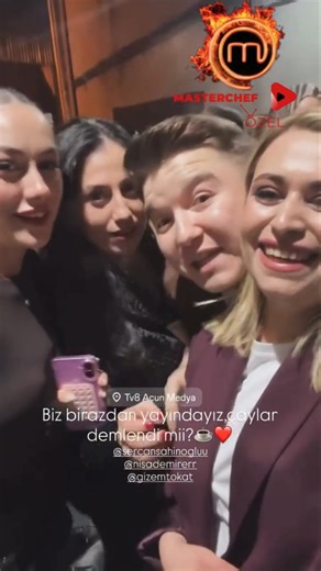 MASTERCHEF GİZEM, EYLÜL, NISA AND SERCAN ARE LIVE