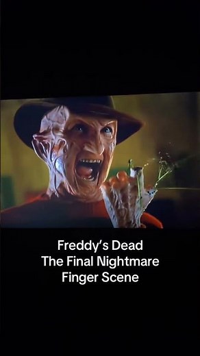 Freddy's Dead - The Final Nightmare Finger Scene #freddykrueger