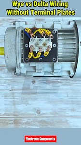 No Shorting Links Still Do Star-Delta Wiring for 3-Phase Motors | 𝐄𝐥𝐞𝐜𝐭𝐫𝐨𝐧𝐢𝐜 𝐂𝐨𝐦𝐩𝐨𝐧𝐞𝐧𝐭𝐬