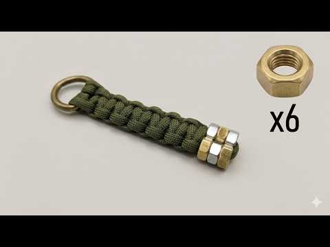A keychain that everyone wants but doesn’t know where to buy. Make it yourself in 4 minutes.