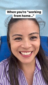 Great work place if you ask me 😝 #workfromhome #beachlife #meetings #getitdone #working #worklife #funtimes #silly #memes #workingmom | Olivia