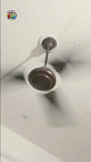 2 ceiling Fans ON Together ⚡ Full Speed Test | Satisfying Fan Video #shorts #viral #fan