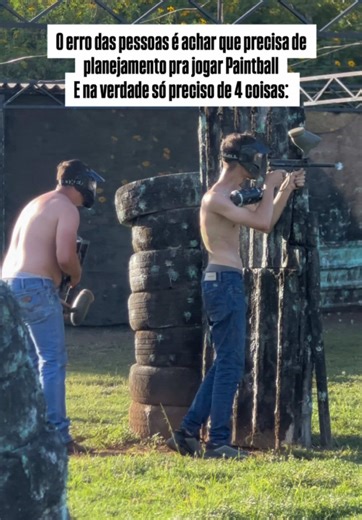 Agora não tem mais desculpas para jogar paintball!