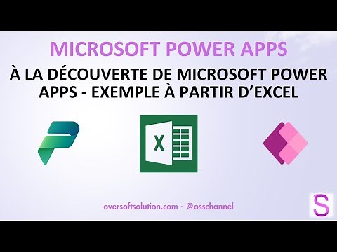 Introduction à Power Apps pour débutants - Exemple d'application canevas à partir d'un fichier Excel