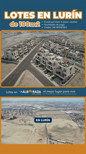 Nada como tener tu propio espacio, tu propio hogar. En La Alborada de Lurín, es posible.