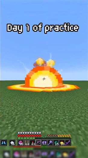 Day one of practicing #minecraft #pvp #jvke