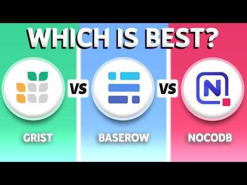 Grist vs Baserow vs NocoDB (2026) - Which One Is BEST?