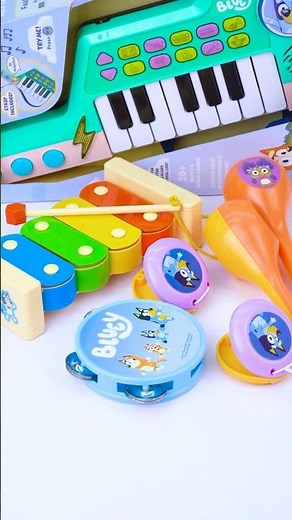 Satisfying with Unboxing & Review Bluey Musical Instruments Set Toy ASMR Videos