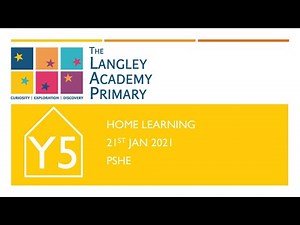 Year 5 January 21st All classes-PSHE