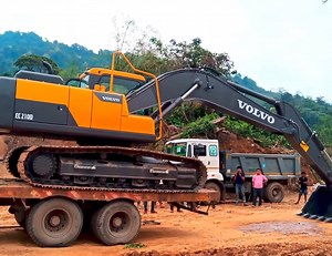 787K views · 24K reactions | Volvo 210 Excavator amazing unloading | A R P | Facebook