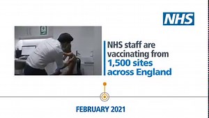 30K views · 217 reactions | We're continuing to accelerate the biggest vaccination programme in NHS history — with NHS staff now vaccinating at 1,500 sites across England. Thank you to everyone working hard to roll out and deliver vital #COVIDVaccines. You are simply incredible. ✊ | NHS England | Facebook