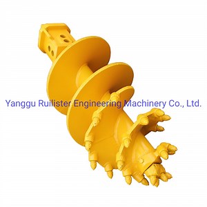 [Hot Item] Hard Rock Drilling Auger with Rock Auger Bullet Teeth