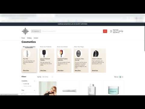Compass Navigation Shopify App Tutorial