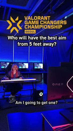 Valorant Champions Tour on Instagram: "GCC pros put their aim to the test with a 5ft range challenge 👀 Get the limited-edition OMEN 35L VALORANT Edition. Available now on the OMEN website. #VALORANT #VCTGameChangers #VALORANTPros"