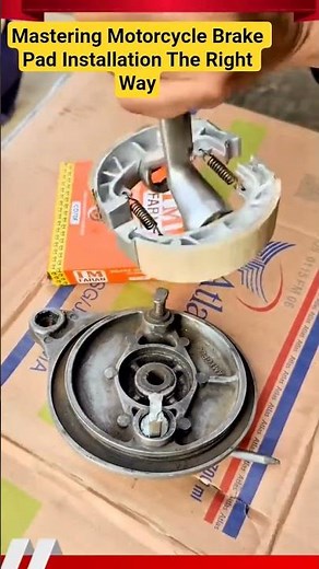Mastering Motorcycle Brake Pad Installation The Right Way #mechanic #tips