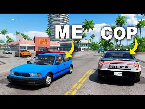 Trolling Cops in BeamNG...