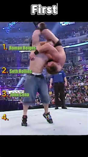 First & Last Champion By WWE Superstars Seth Rollins - Roman Reigns - John Cena - Randy Orton