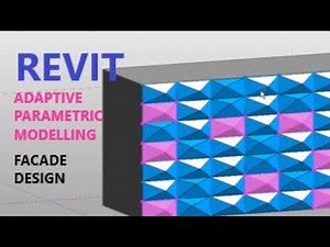 Revit Adaptive Parametric Design Tutorial (facade design idea)