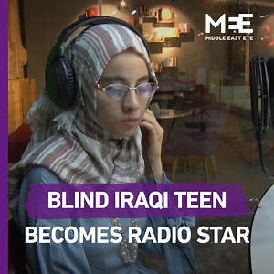 20K views · 619 reactions | Meet the Iraqi teenager who lost her sight during the Islamic State’s rule of Mosul. She’s now fulfilling her dream as a radio presenter | Middle East Eye | Facebook