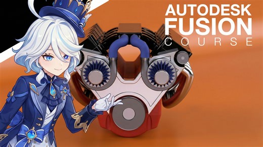 【Fusion 360】从零开始造 V8 引擎 (1) - 项目设置与单位转换