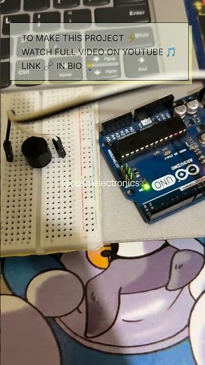 Arduino Music Player using Piezo Buzzer 🎵 #cosmelectronics #arduino #arduinoproject #ytshorts #diy