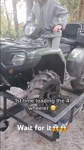 How to load an Atv on your trailer
