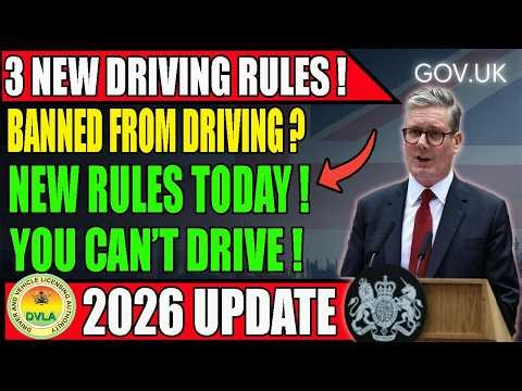 DVLA WARNING 3 New Driving Rules Start TODAY – Check If You’re Still Legal!