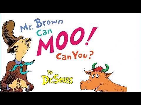 Mr. Brown Can Moo! Can You? by Dr. Seuss Audiobook Read Along @ Book in Bed