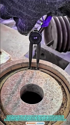 Heavy Duty Tool: Snap Ring Pliers for Removing Rusted Industrial Components #innovationtools