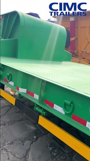 CIMC 5 Axle Semi Lowbed Truck Trailer for Sale