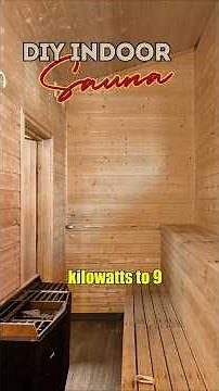 🔥 DIY Indoor Sauna – Build Your Own & Save $8,000! 🏡 Step-by-Step Guide #Shorts #Sauna