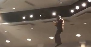 'Flying preacher' says no church money was used for his stunt