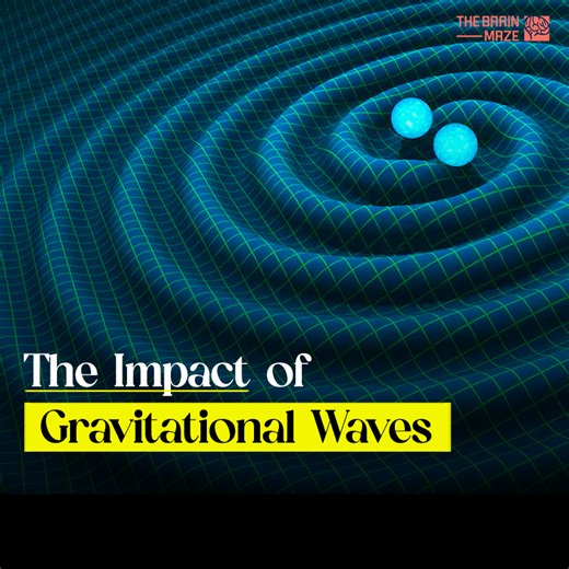 Gravitational waves are ripples in the fabric of spacetime caused by the acceleration of massive objects, such as merging black holes or neutron stars. These waves were only directly observed for the first time in 2015 by the Laser Interferometer Gravitational-Wave Observatory (LIGO). Gravitational waves carry information about their cataclysmic cosmic origins, offering a new way to explore the universe and study the most extreme phenomena. | The Brain Maze