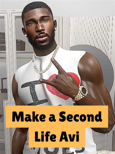How to make a Male Avatar in Second Life #secondlife #secondlifetiktok #secondlifeavi #secondlifegame #sl
