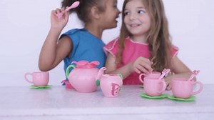 Melissa & Doug Butterfly Tea Set (15 pcs) - Play Food Accessories