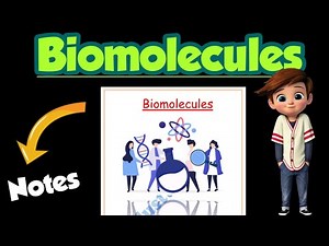 | Biomolecules | Best Handwritten Notes |Class 11| Biology | Ch-9 | ‪@Edustudy_point‬