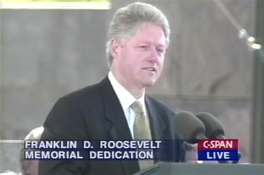 President Roosevelt Memorial Dedication