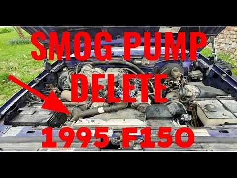 1995 F-150 Smog Pump delete pulley routing