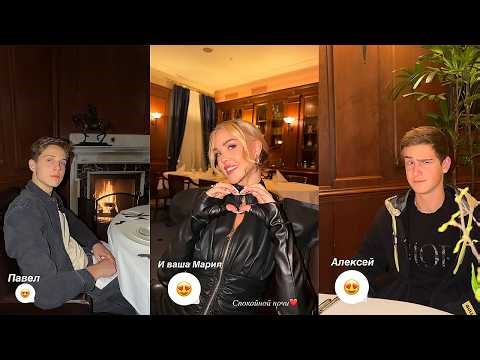 Maria Pogrebnyak and her sons dine at the Palkin restaurant in St. Petersburg!