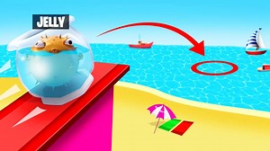 JUMPING Across The Map As A FISH! (I am Fish) | Slogo livestream